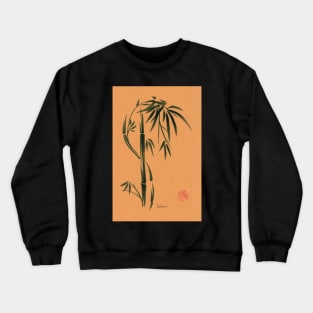 Gracious - Sumie Ink Brush Pen Bamboo Painting Crewneck Sweatshirt